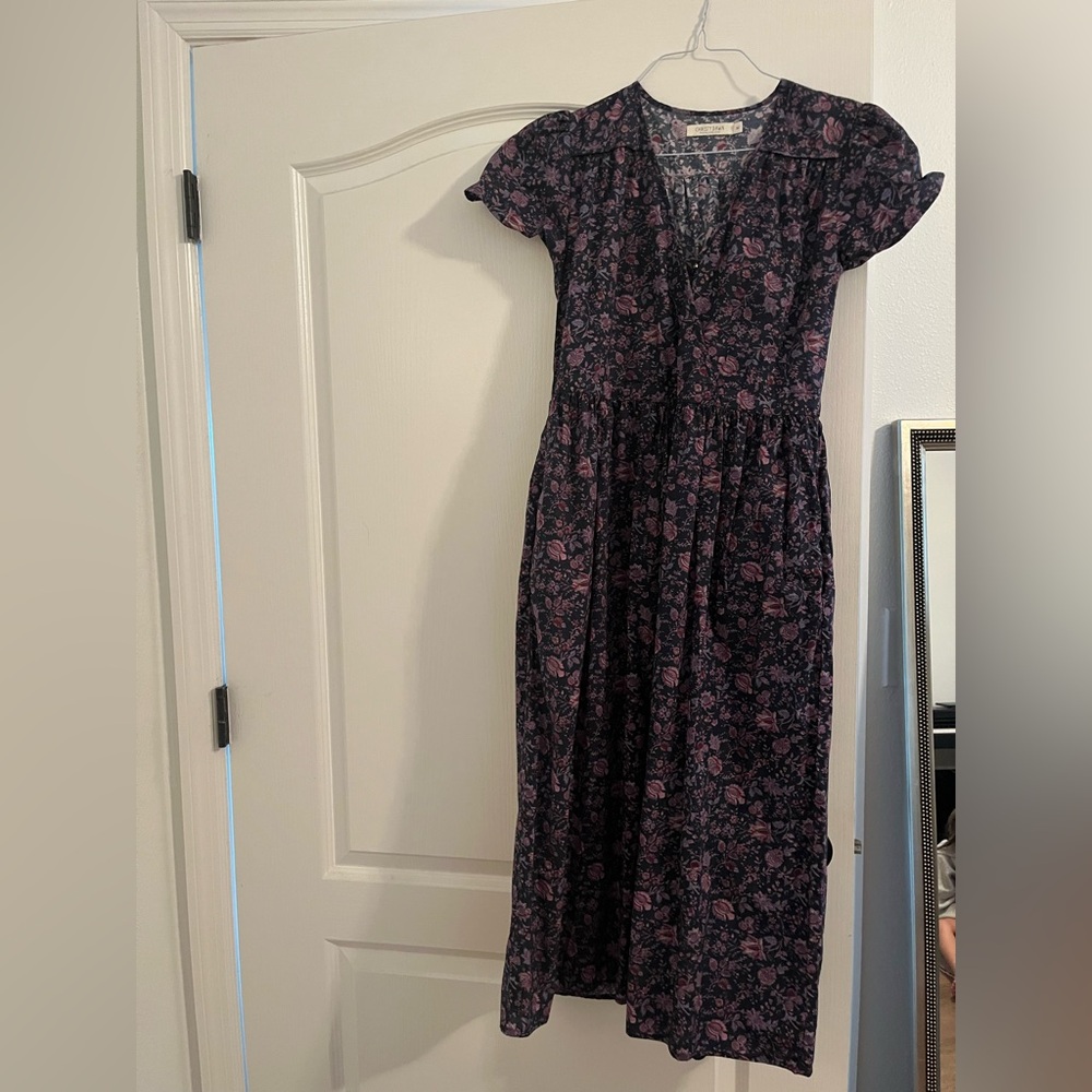 Christy Dawn Dark Floral Dawn Dress